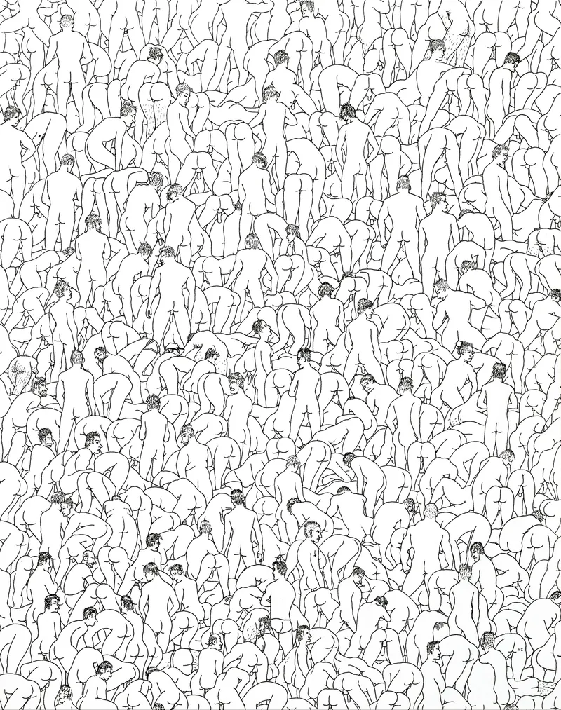 Thumbnail OC I drew a bunch of man bums. They are available as prints for your walls.