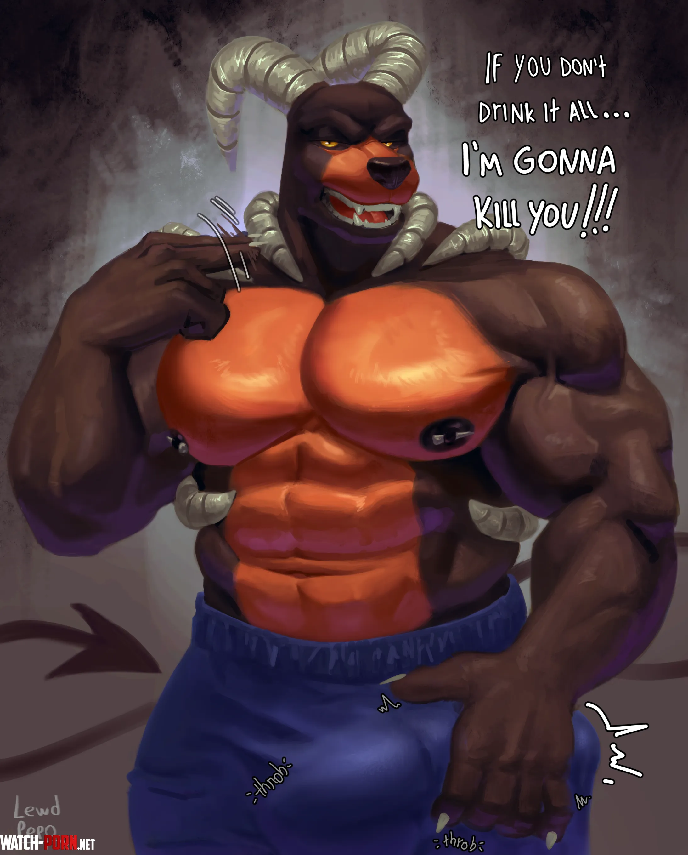 Are you going to obey him? By me (artist:@lewdpepo) by TocoPepo