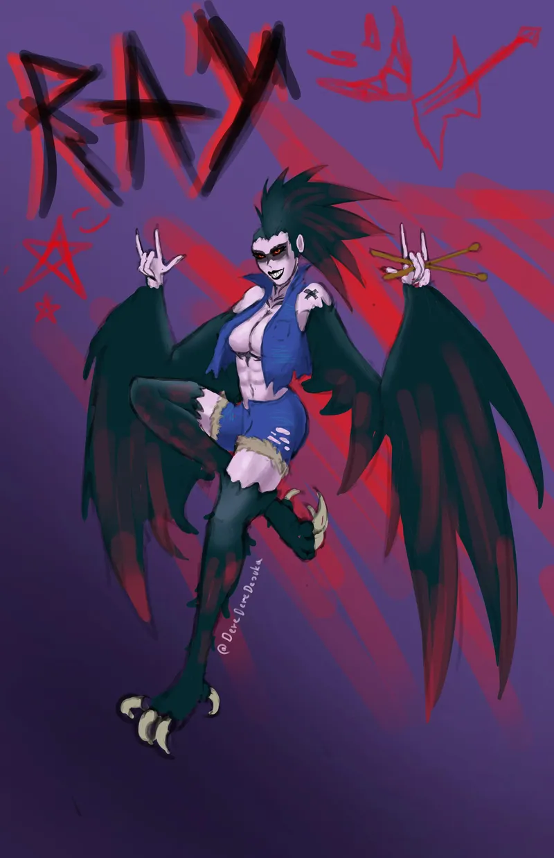 Thumbnail Bird. Making characters for my upcoming totaly non smut comic (@DereDereDesuka)