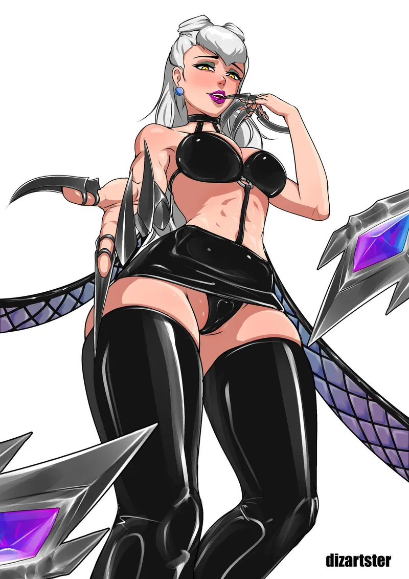 Thumbnail Evelynn in Latex Outfit (Dizartster) [League of Legends] by Cortxna