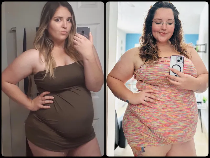 Thumbnail Weeeelllll… 😏😏😏 I love my belly shape: rounder, bigger and trust me HEAVY!!! by Laura_Fatty