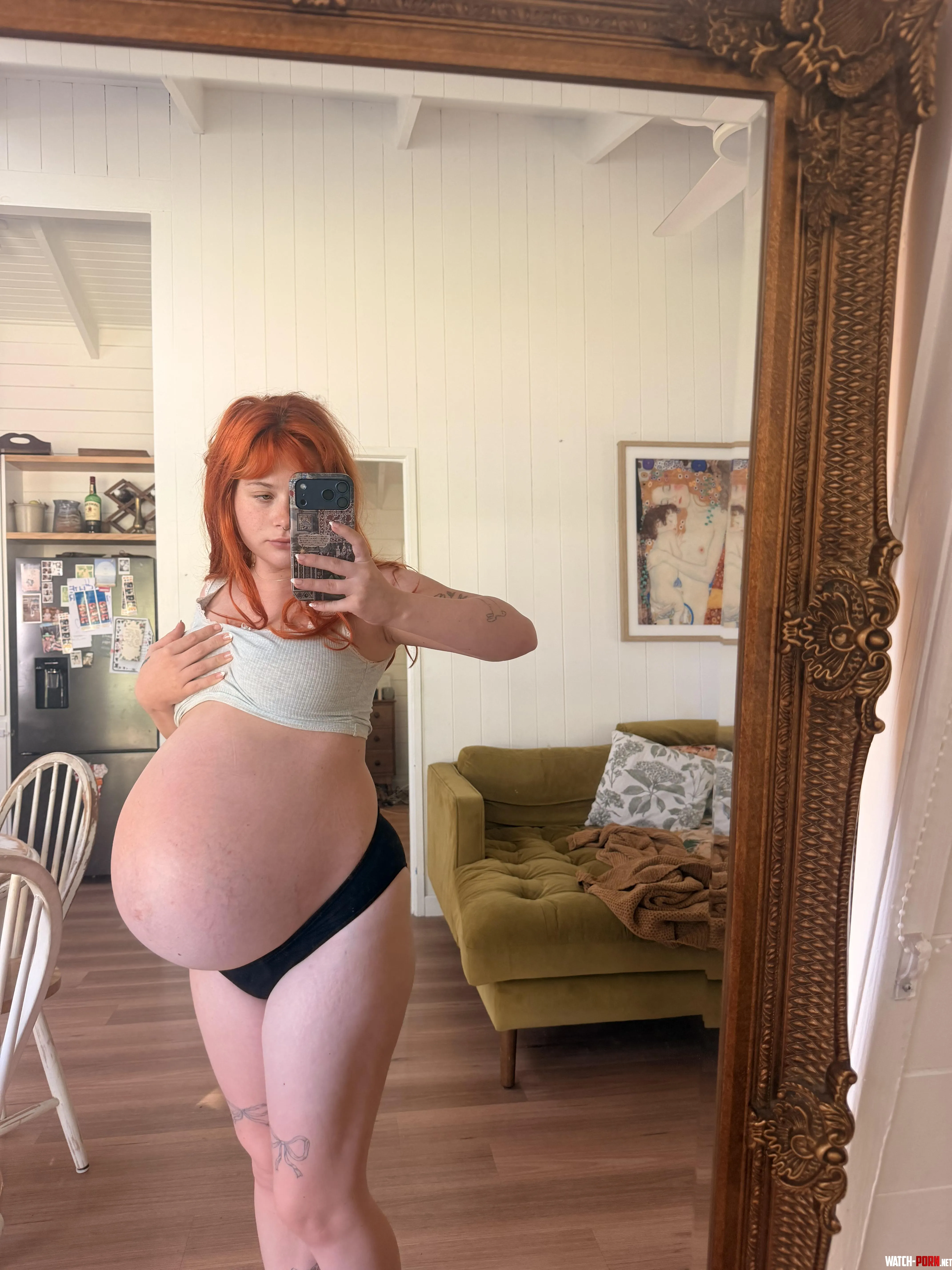 Yea so petite bump not a thing anymore. 8 days overdue! by strawberryhaired