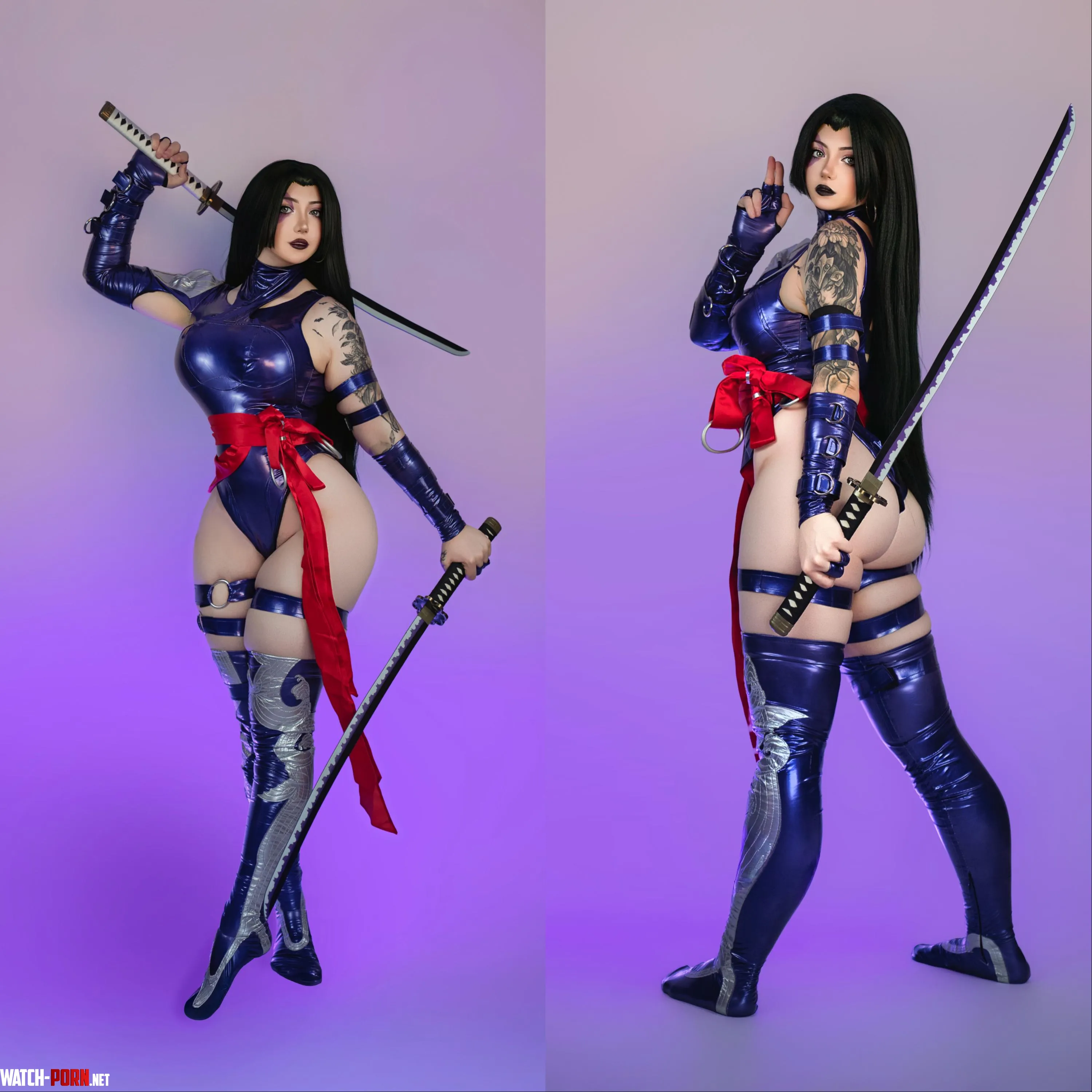 Psylocke - Kuroitsne by Kurokitsunexcos