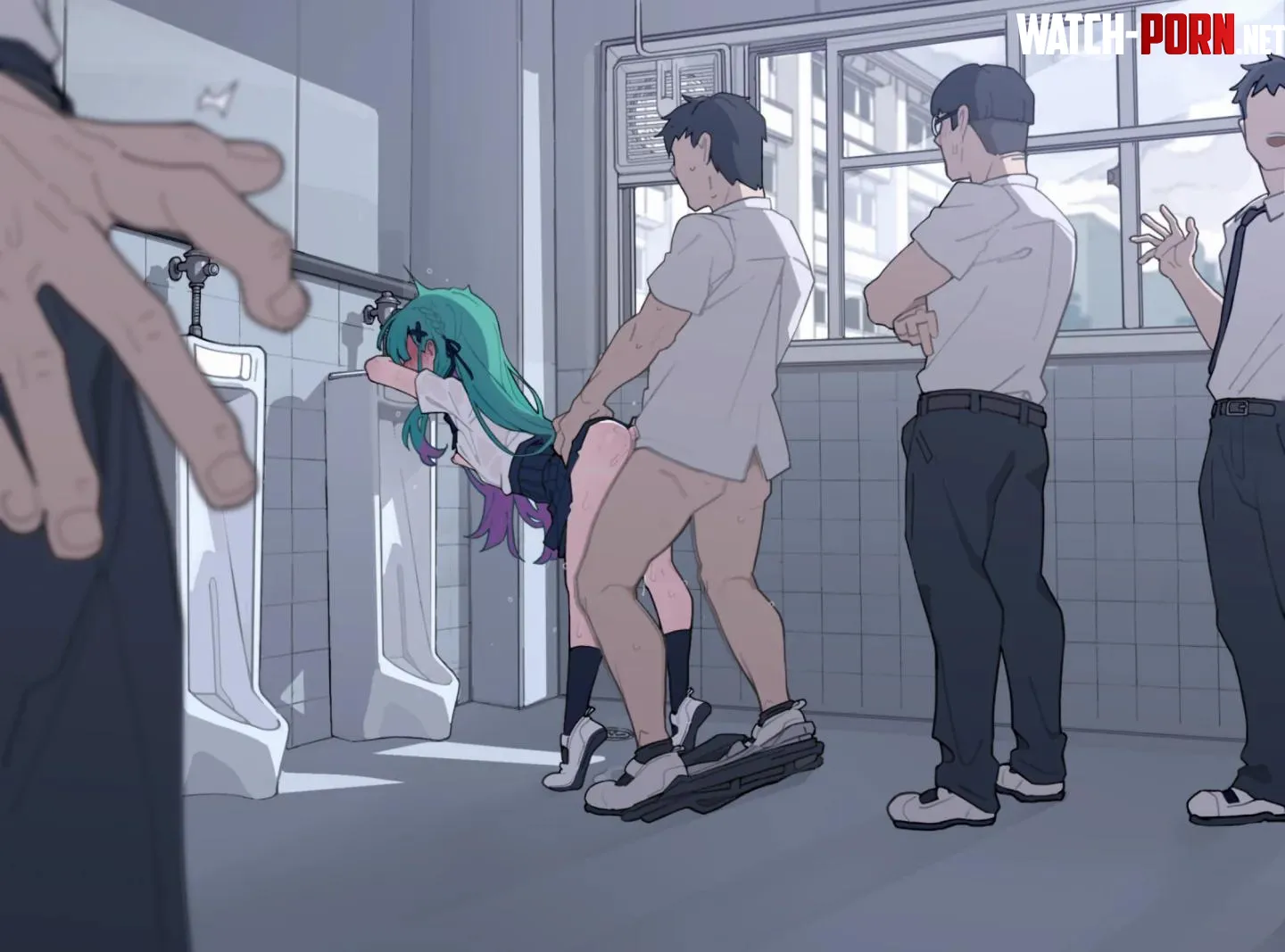 Forming a line by Somanycookies1