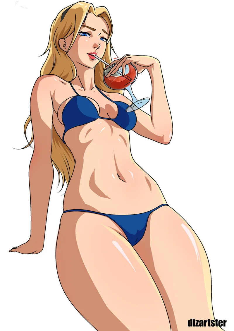 Thumbnail Lux in Blue Bikini (Dizartster) [League of Legends]