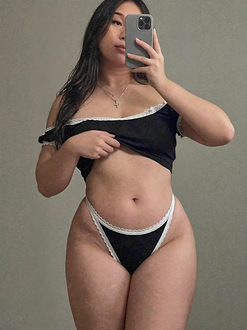 Thumbnail curvy asian gf by lewdgf