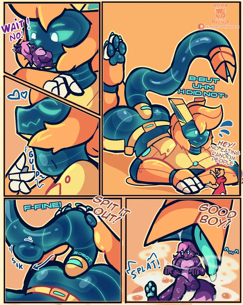 Thumbnail {Comic} Mecha Nagi Scolded 💫 (By Nagifur) by OverstuffedPet19
