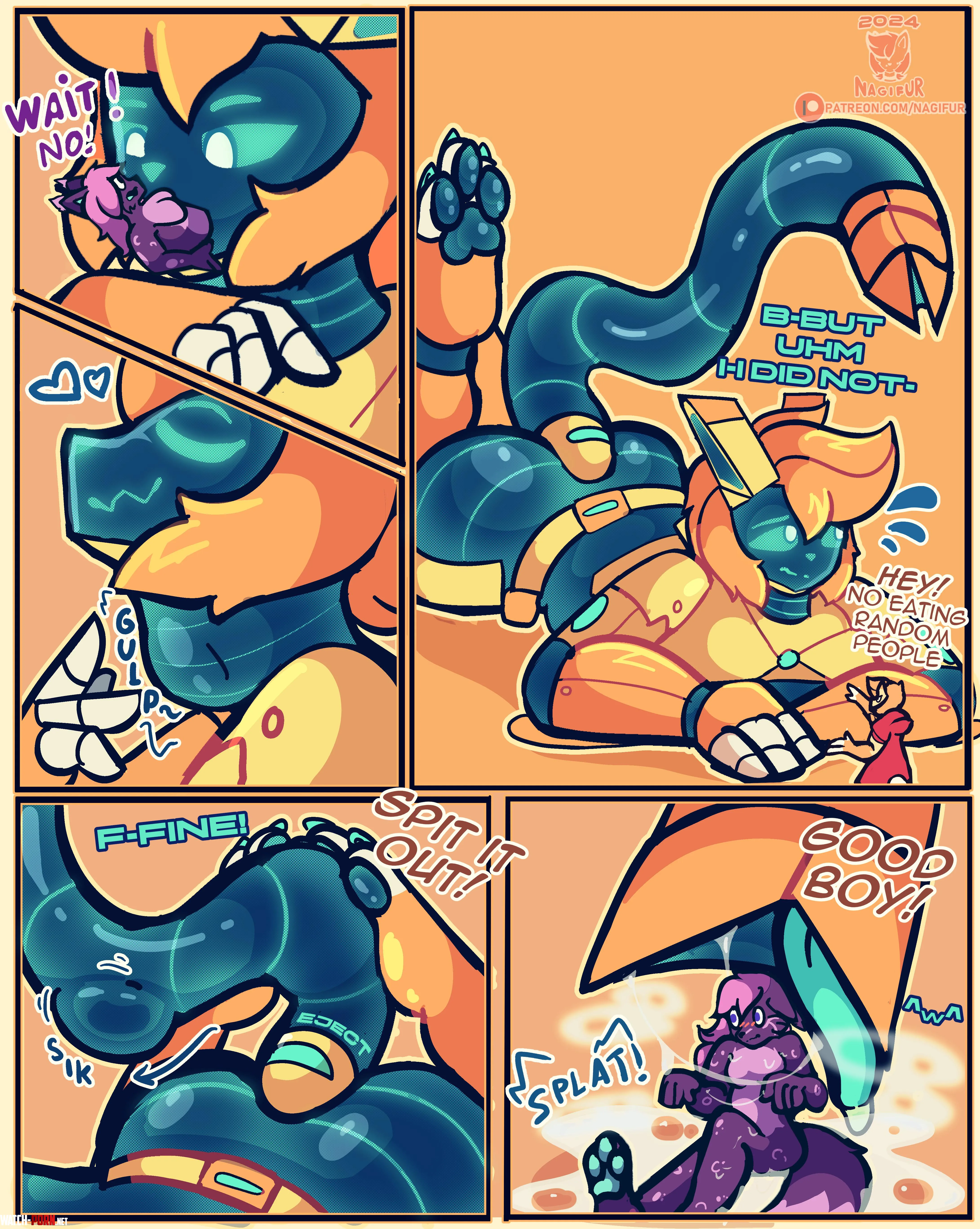 {Comic} Mecha Nagi Scolded 💫 (By Nagifur) by OverstuffedPet19