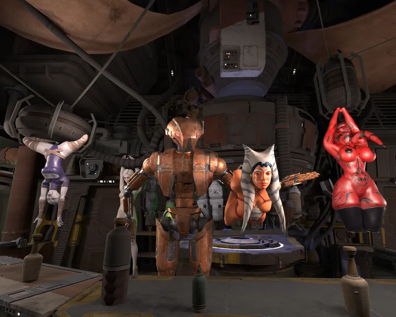 Thumbnail Choose between the 4 sluts...Ahsoka, Talon, Merrin, or Asajj [Wishy3D] by Jazzlike_Tax_3629