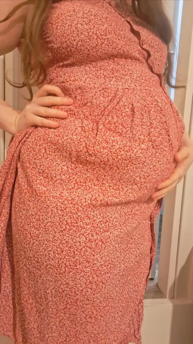 Thumbnail I love the way my belly looks in this dress 🥰 by FatteningPrincess
