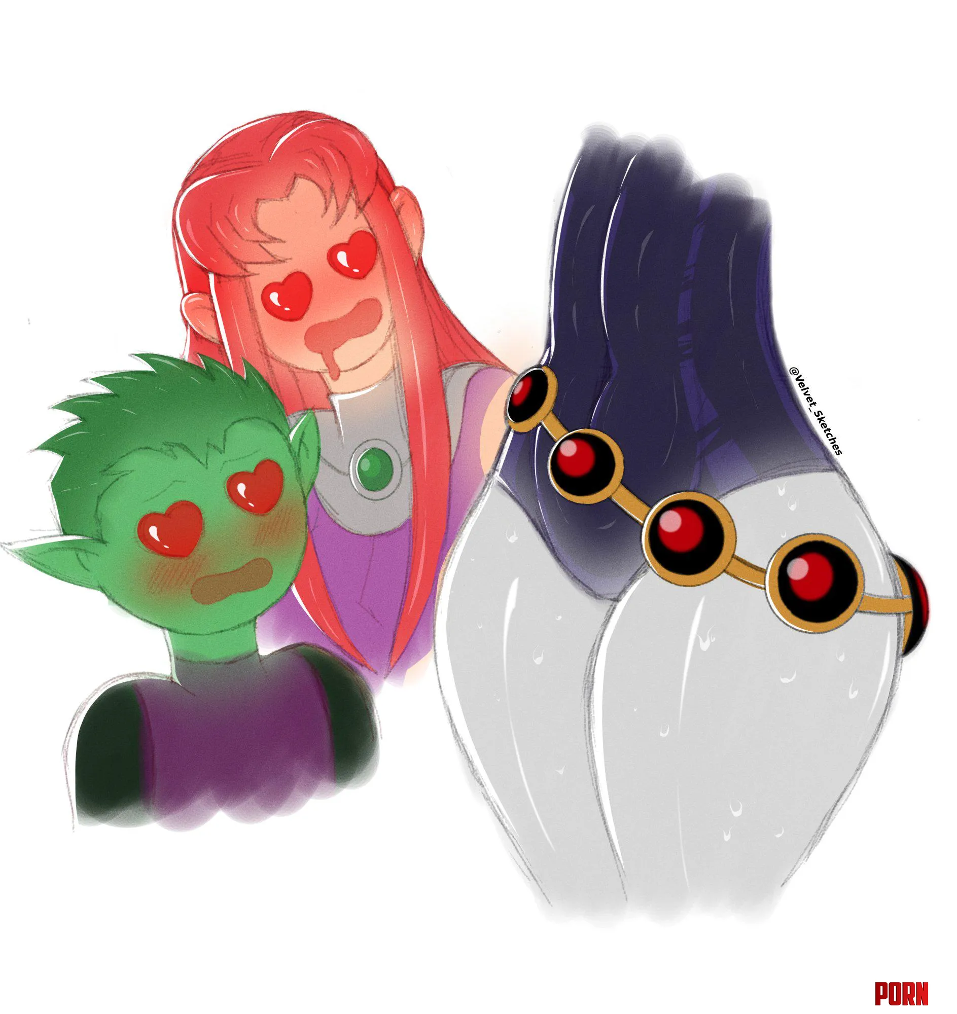 Raven hips [velvet_sketches] by Own_Baker3255