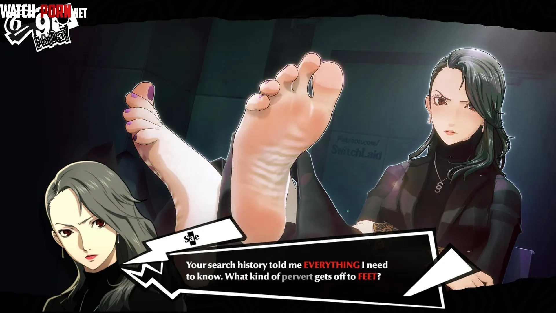 [Persona 5] Sae Niijima Feet (SwitchLaid) by Big_Relationship601