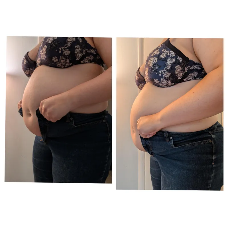 Thumbnail Damn I'm getting fat...1 year difference 🐷 by sassenach-wench91