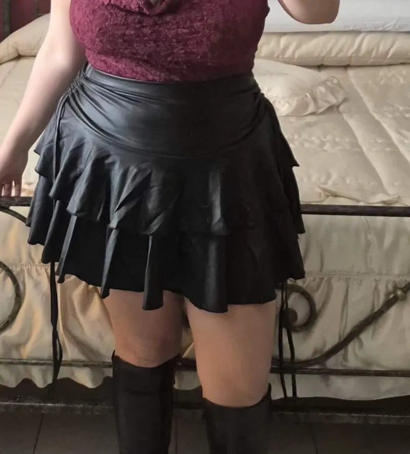 Thumbnail Leather skirt and boots 😍 by Wise_Strike3891