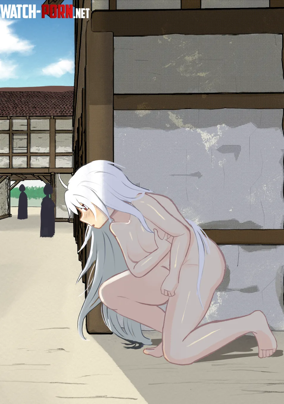 Ramius lost her clothes in battle and is walking through town [Evenicle] by Tight_Box_6150