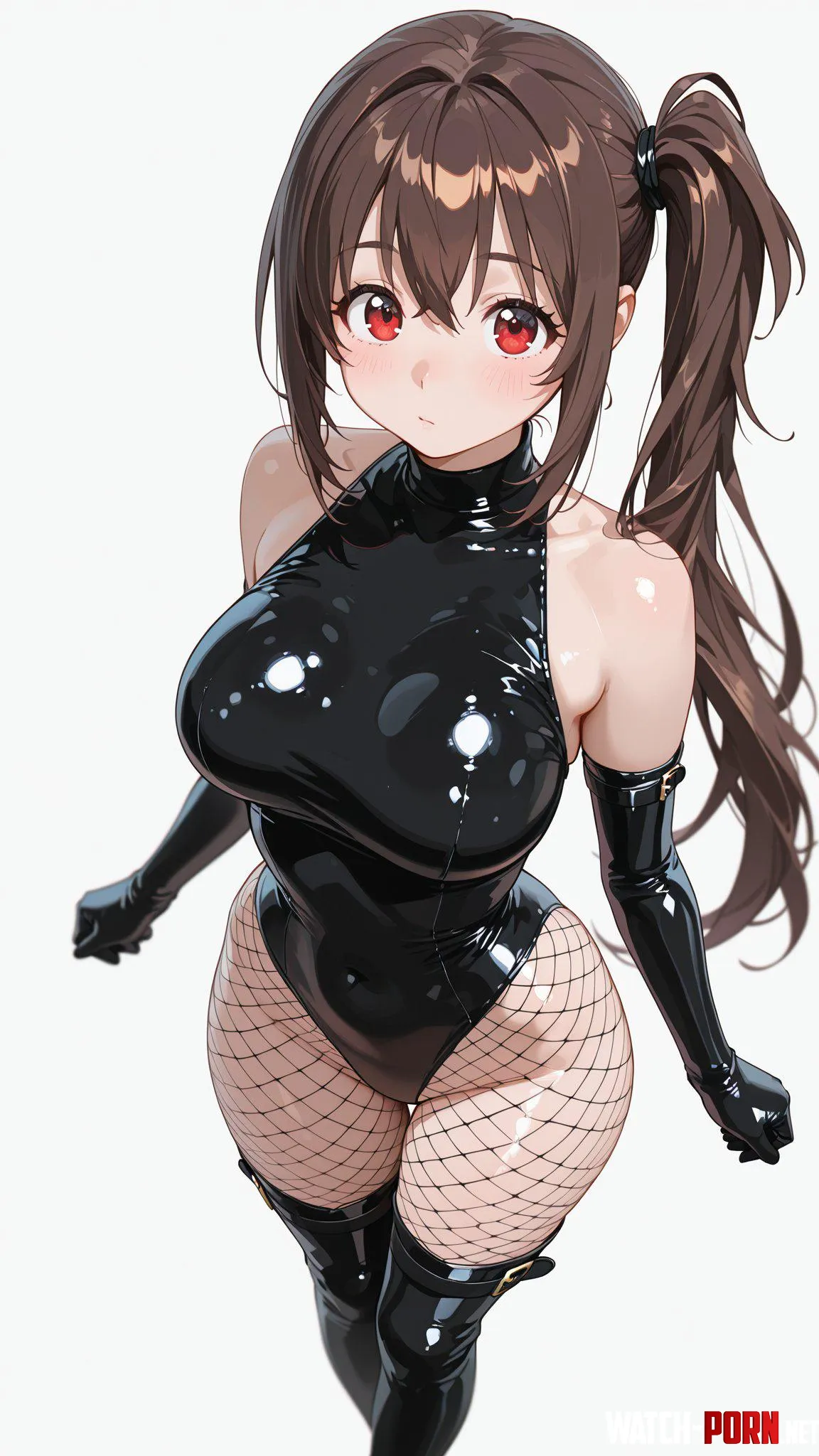 Black Leotard, Gloves, &amp; Thigh Boots by WoolsonDaSheep
