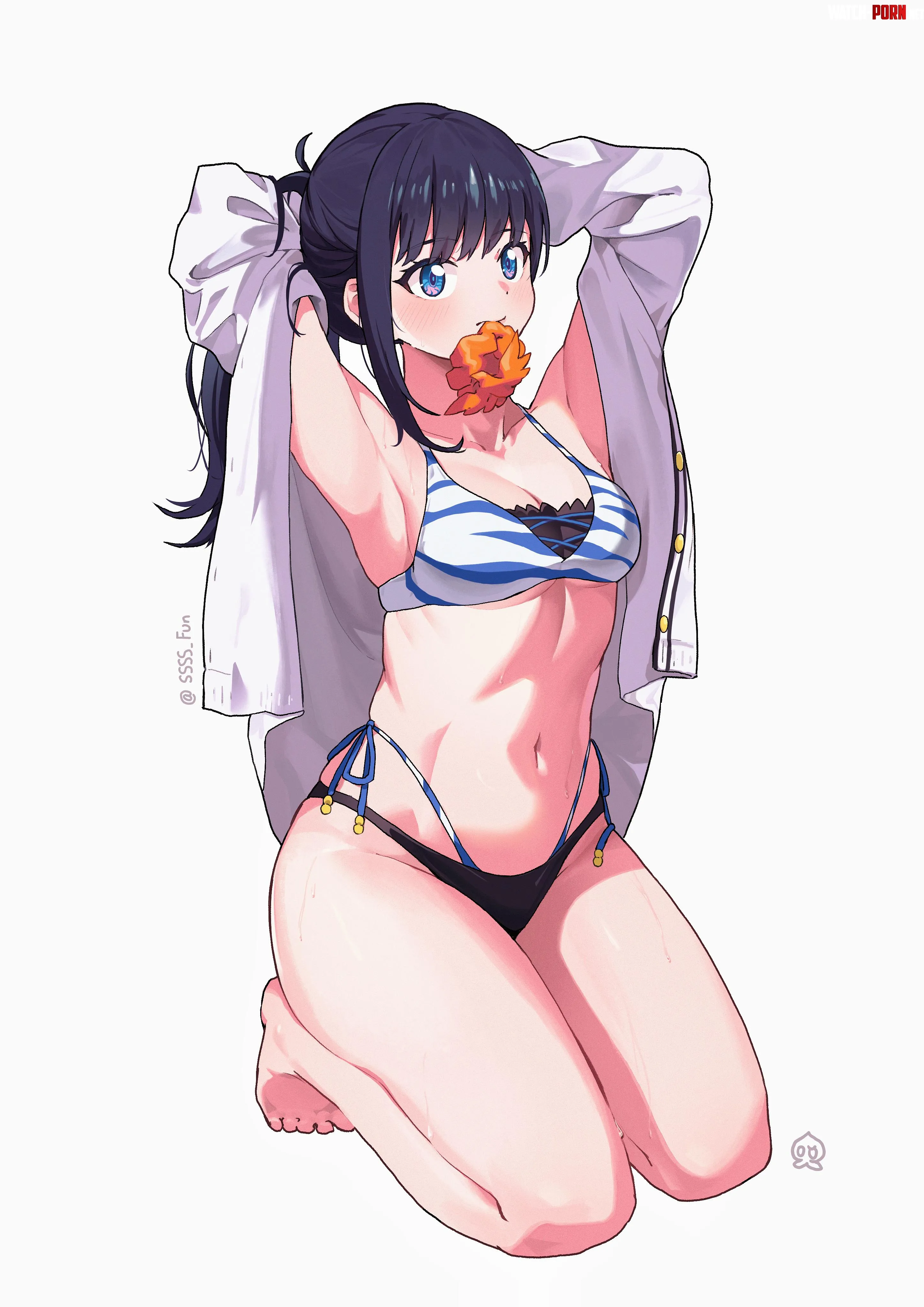 Swimsuit Rikka (pingfan) [SSSS Gridman] by Iriyasufiiru