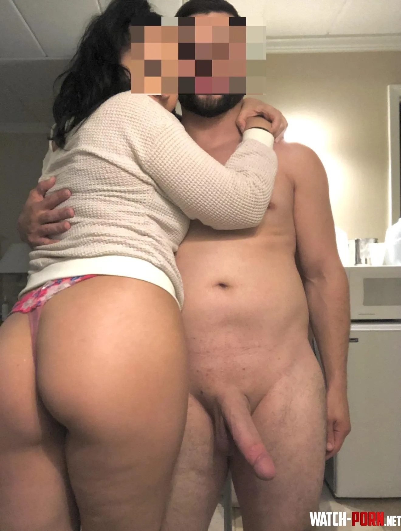 Letting it hang with my hot mama by BigGuyHotGirl