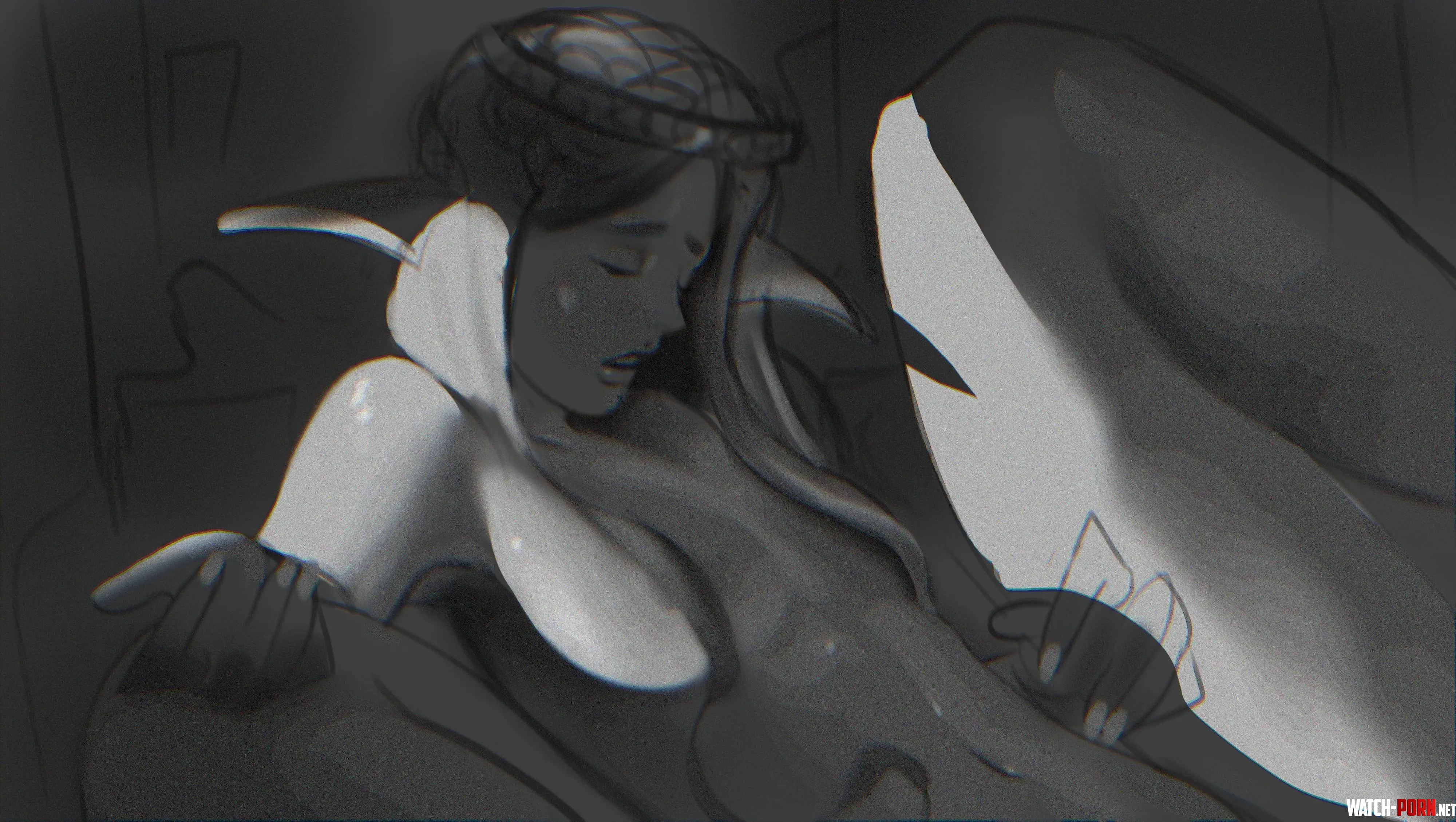 A quick study of an elf that I did by RB_TWOX