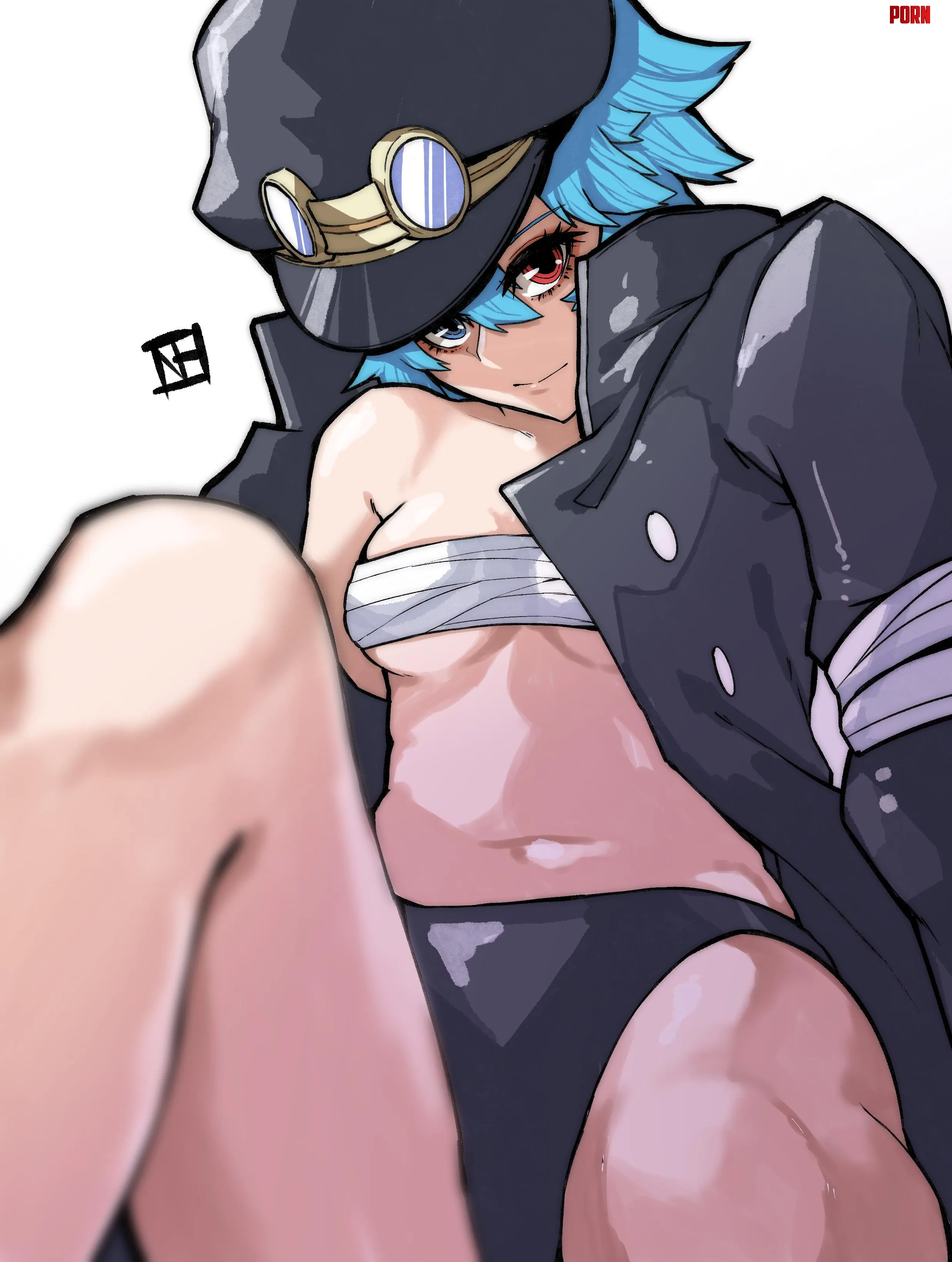 Gunko with a more revealing outfit by Gunkobestgirl