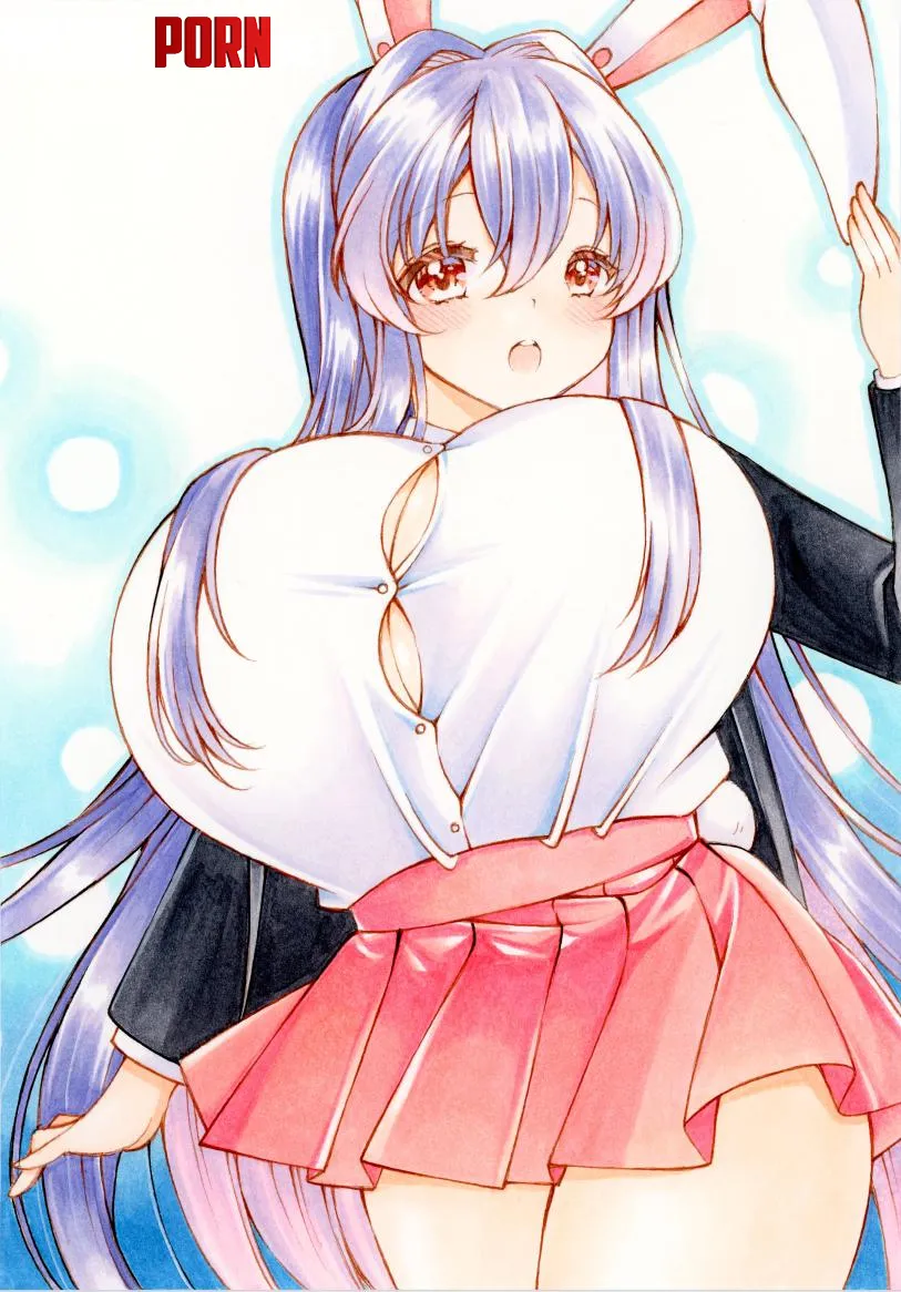 Reisen straining her buttons (すず) [Touhou] by tangyradar