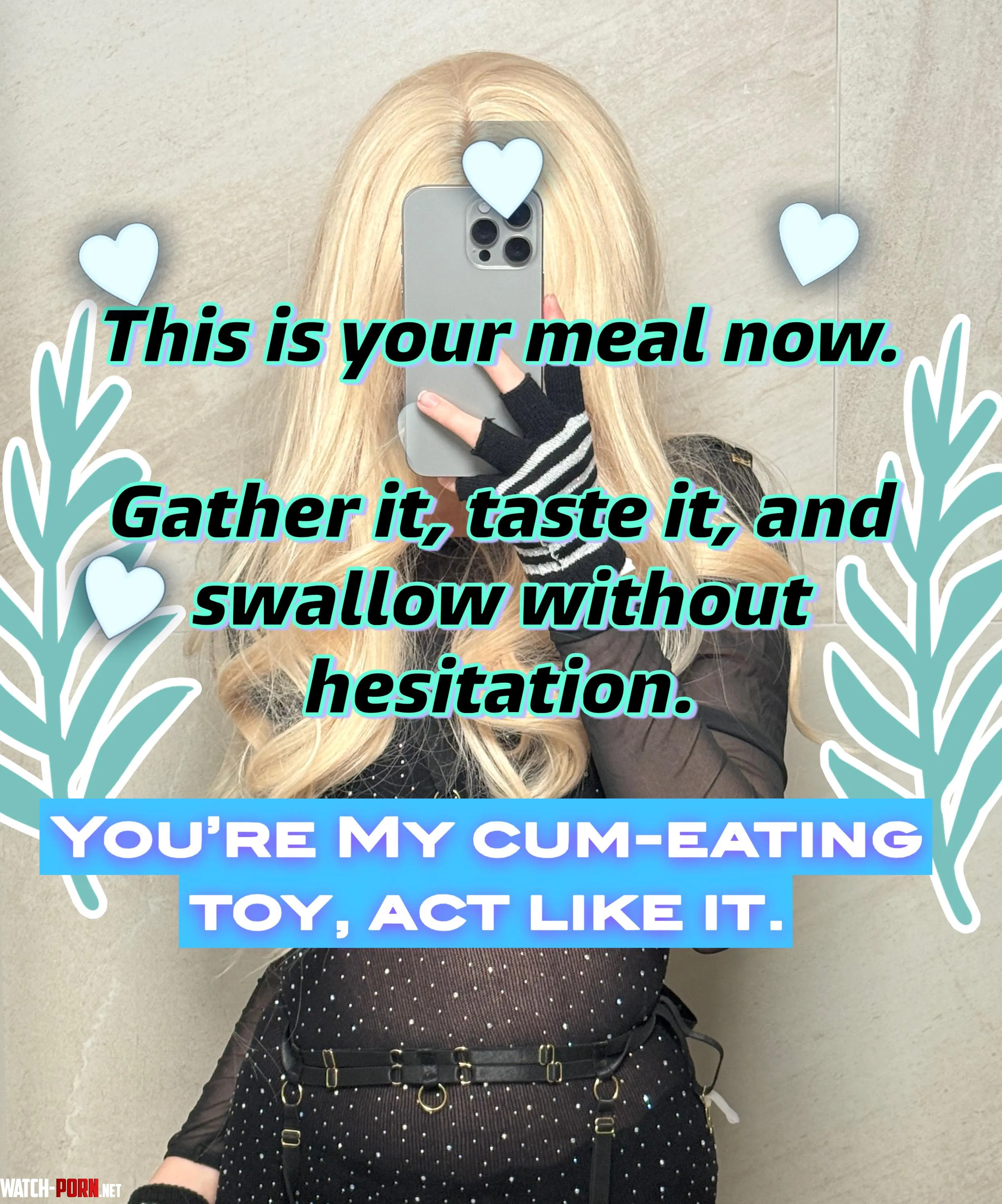 Your meal is what you just made, finish the plate! by CutLuxie