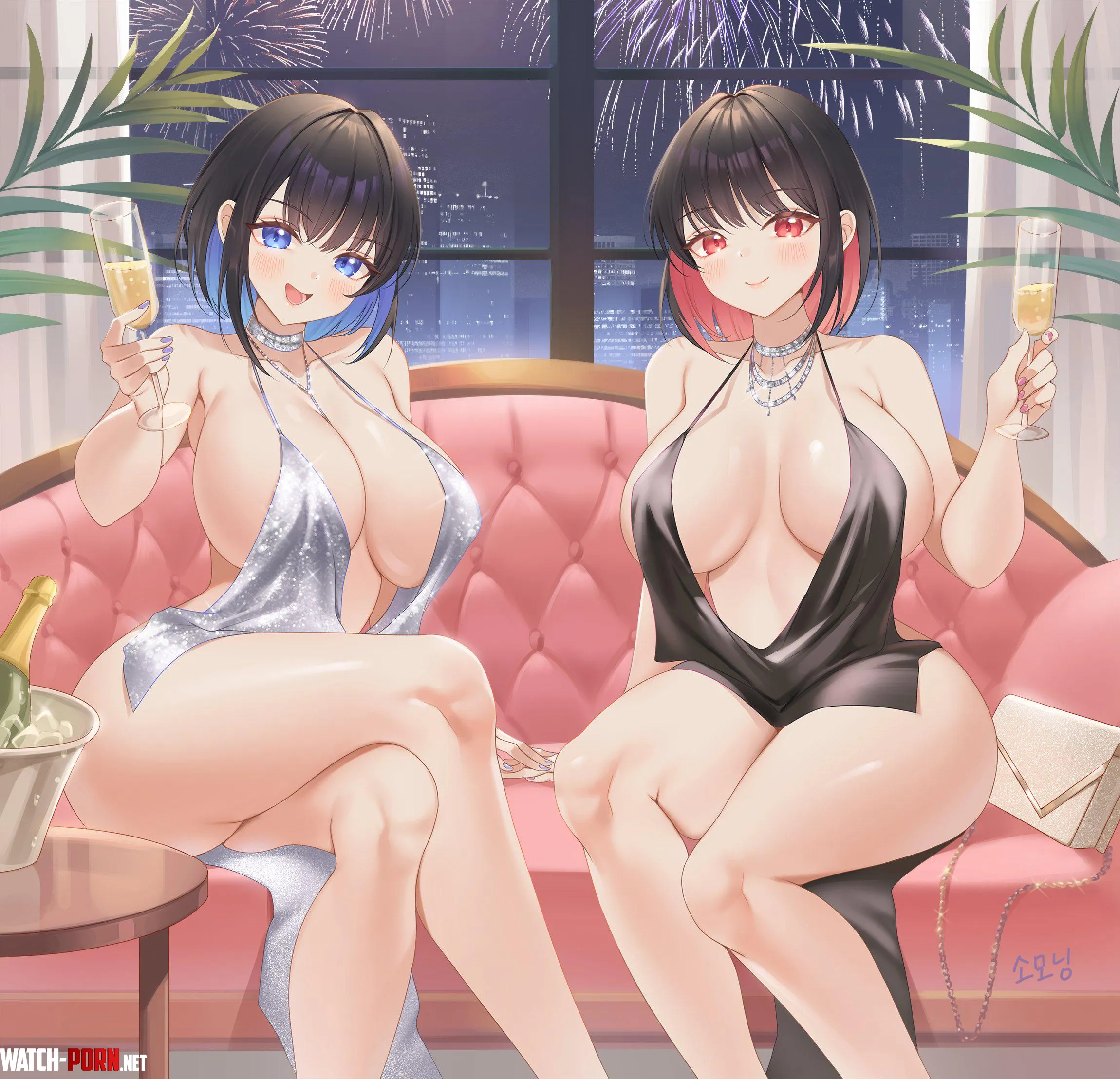 Debi and Marlene in their fancy dresses (zzo) [Eternal Return] by Adventurous_Row3305
