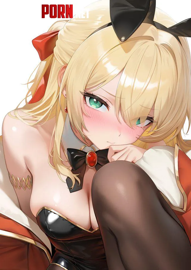 Blonde Bunny Girl by WoolsonDaSheep