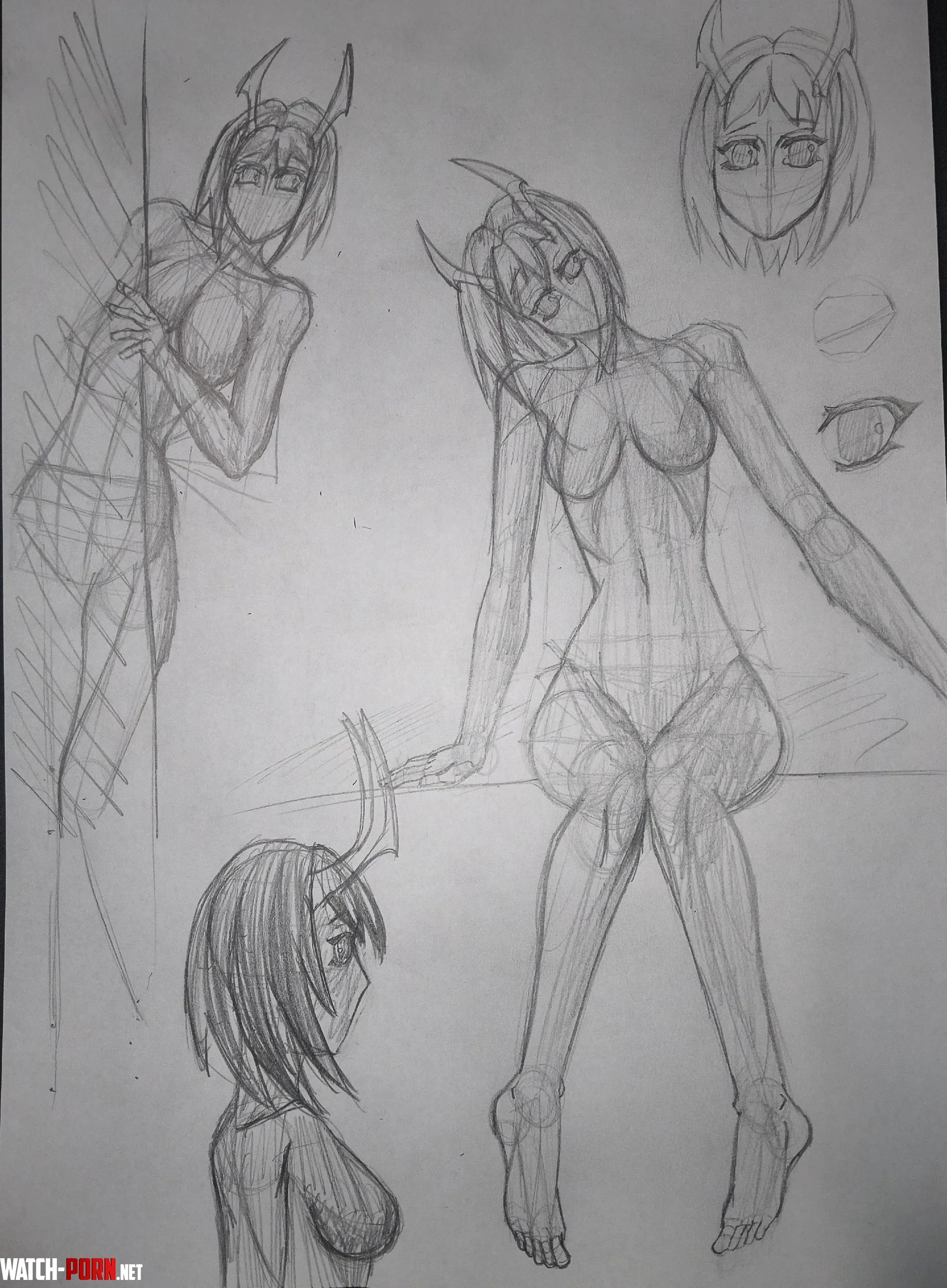 Nightmare girl, Carrion (BoredCraft) by bored_craft