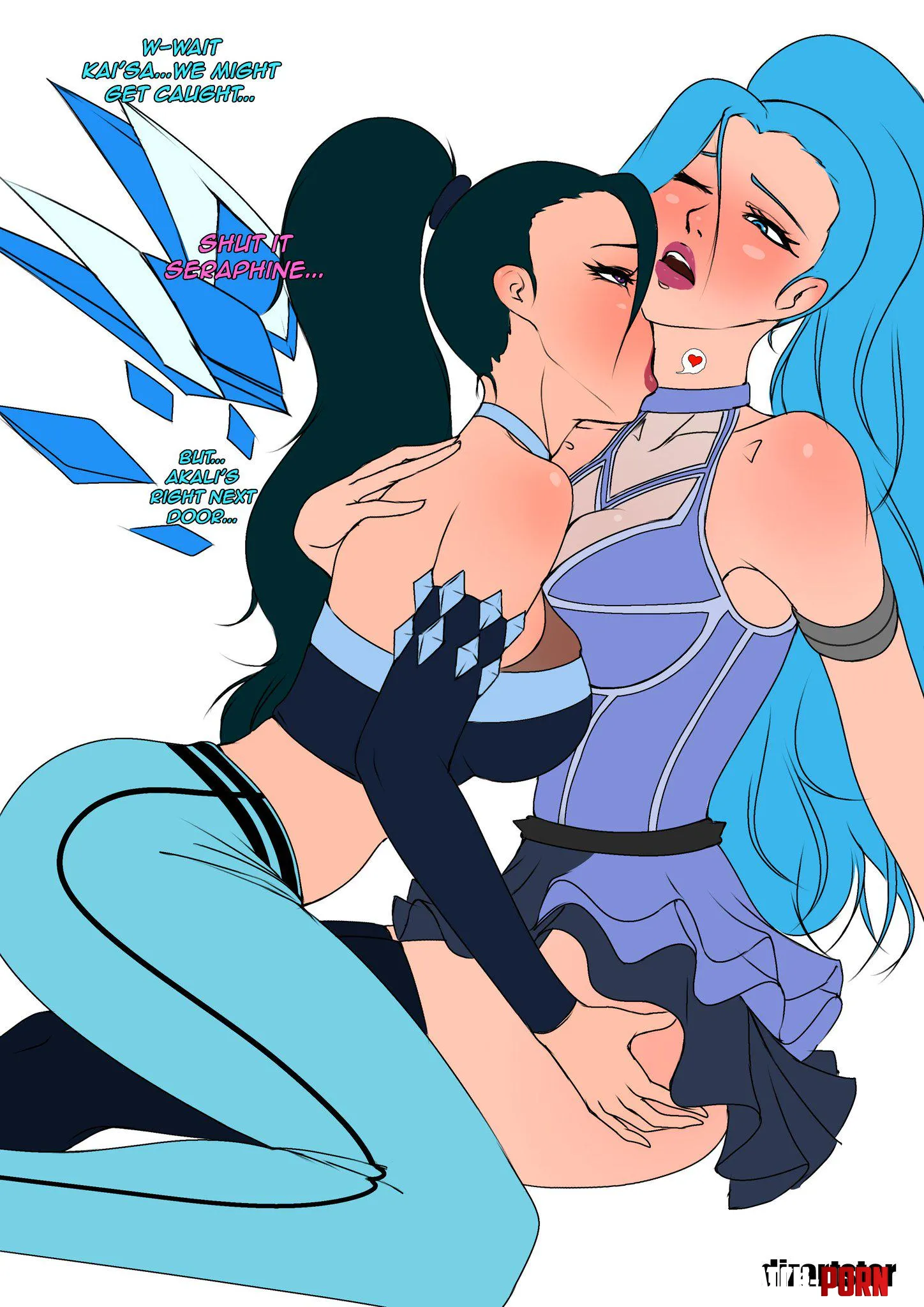 Kai'Sa &amp; Seraphine in Heat (Dizartster) [League of Legends] by __X69X__
