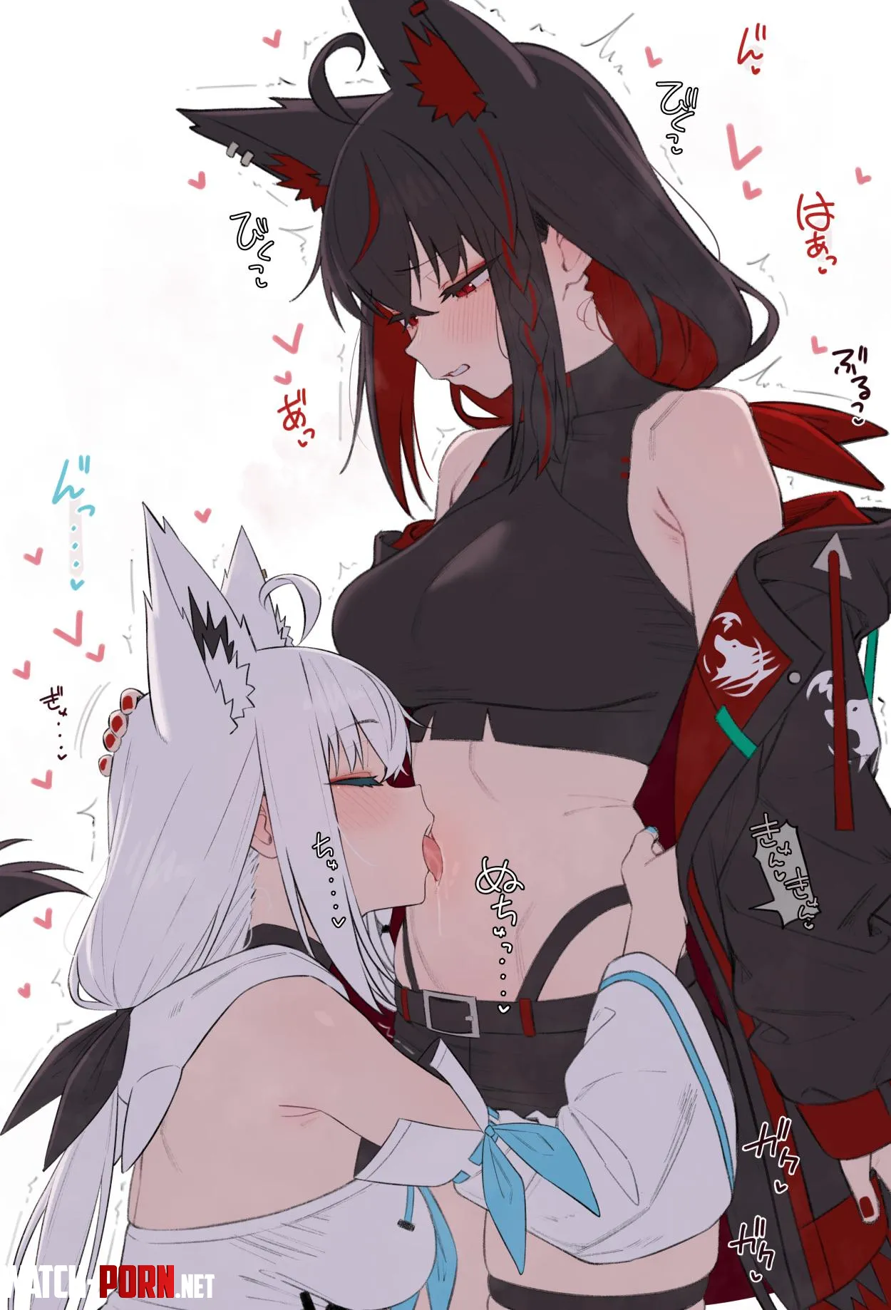 Fubuki &amp; Kurokami [Hololive] by Flimsy-Stranger9820