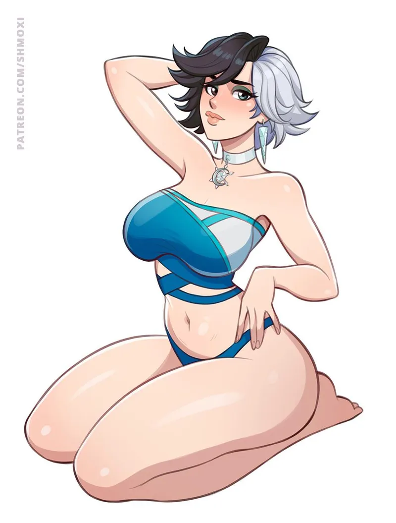 Thumbnail Luna Snow Posing (Shmoxi) [Marvel] by __X69X__