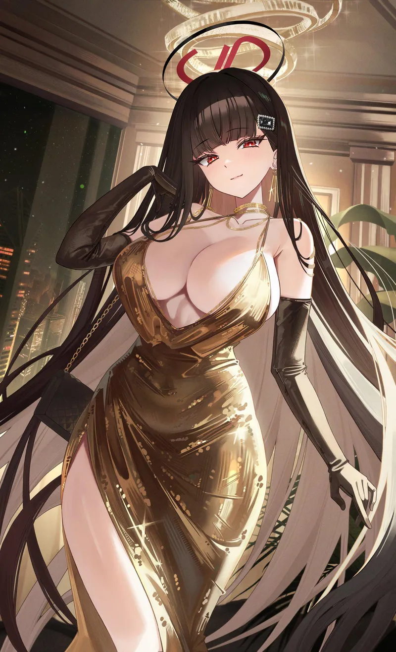 Thumbnail Gold Dress Rio [Blue Archive]