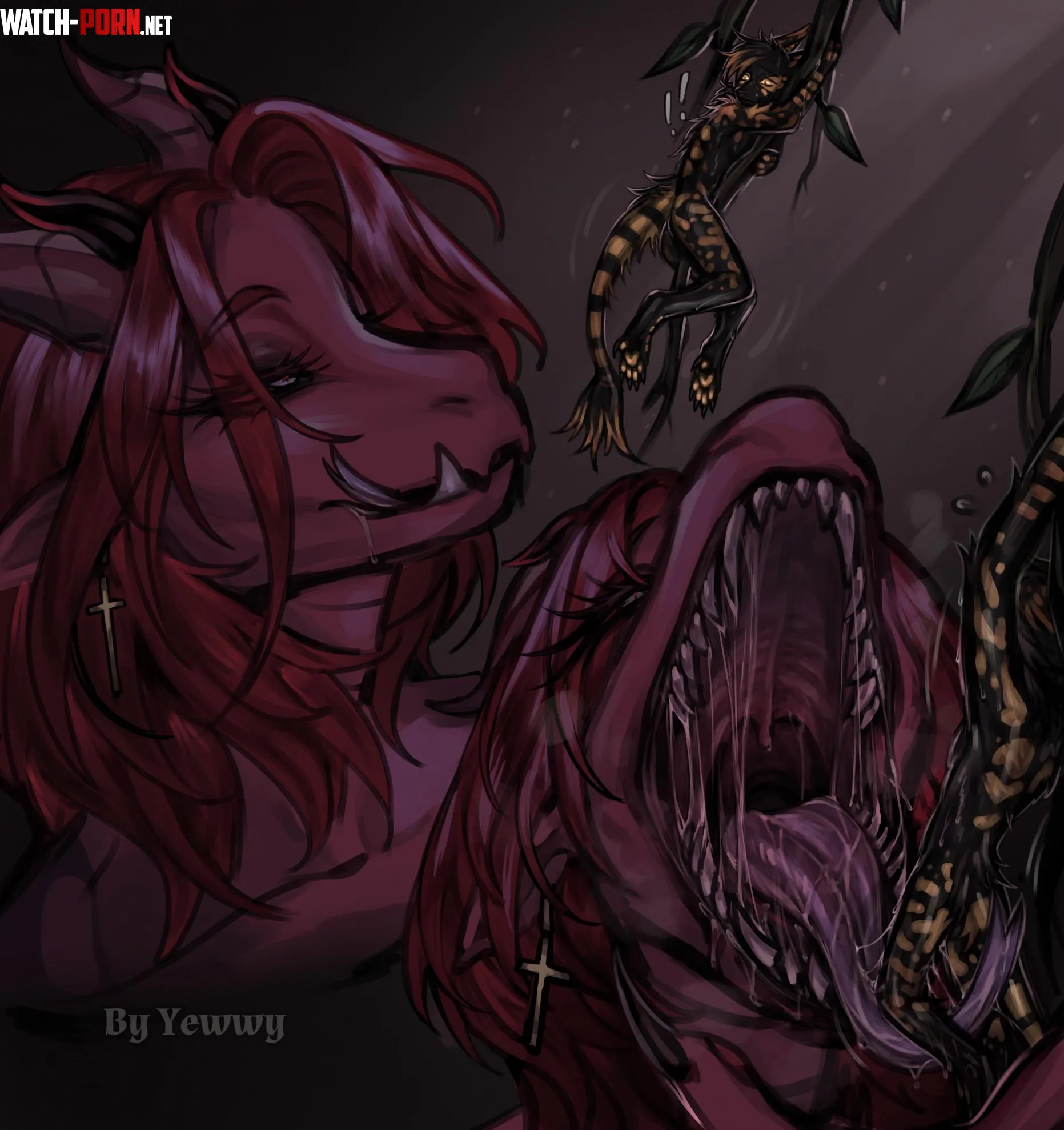 {image} Snack for Lady Dragon. Completed comm. by Carry_Secure