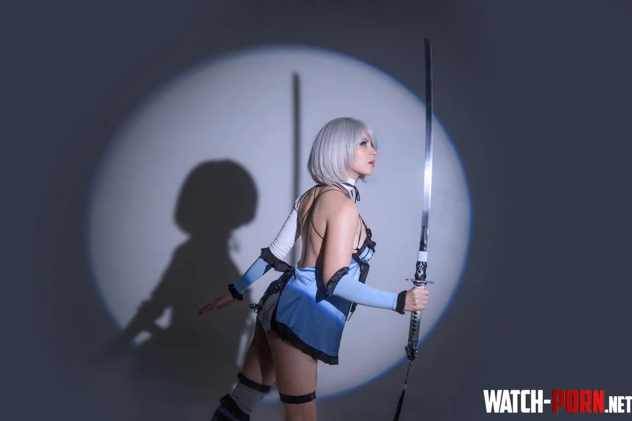 2B as Kaine cosplay by Yuna Kairo by YunieSunshine