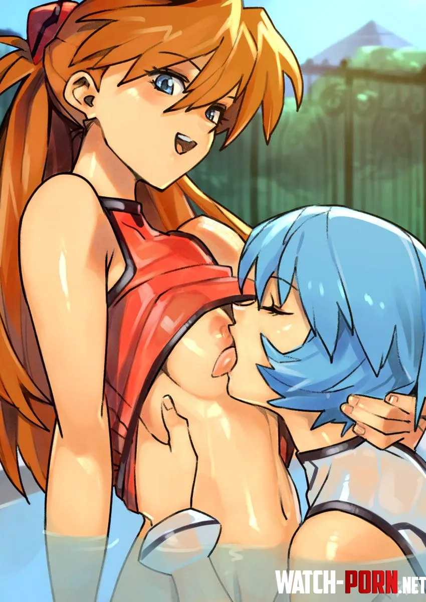 asuka langley sohryu ayanami rei rei ayanami (optionaltypo)[evangelion] by Hot-Schedule-3265