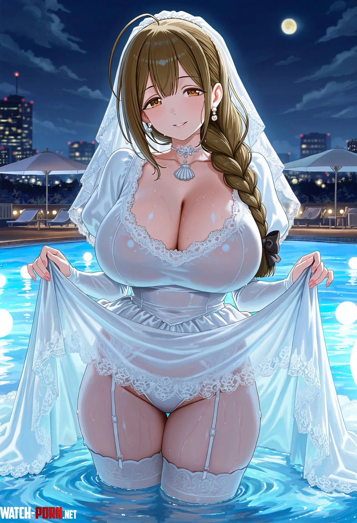 Bride Chiyuki Kuwayama [Idolmaster] by WoolsonDaSheep
