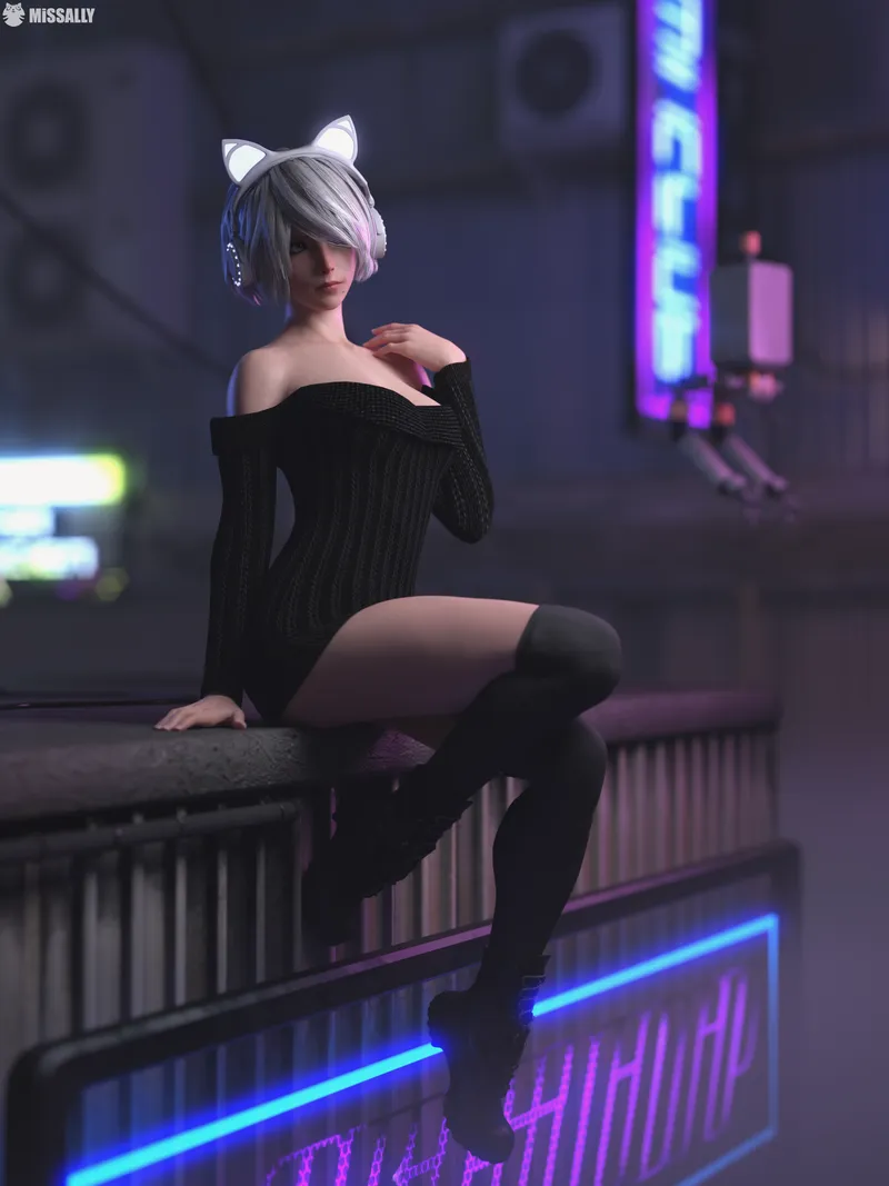 Thumbnail 2B [NieR: Automata] (MissAlly) by MissAlienAlly
