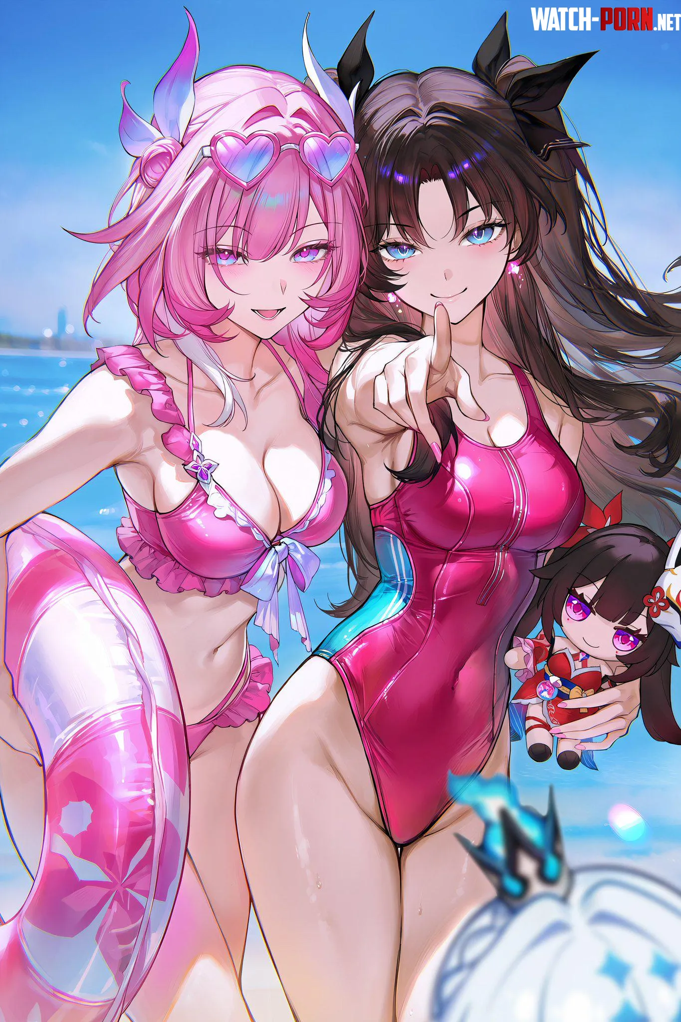 Cyrene &amp; Rin [Honkai Star Rail] by WoolsonDaSheep