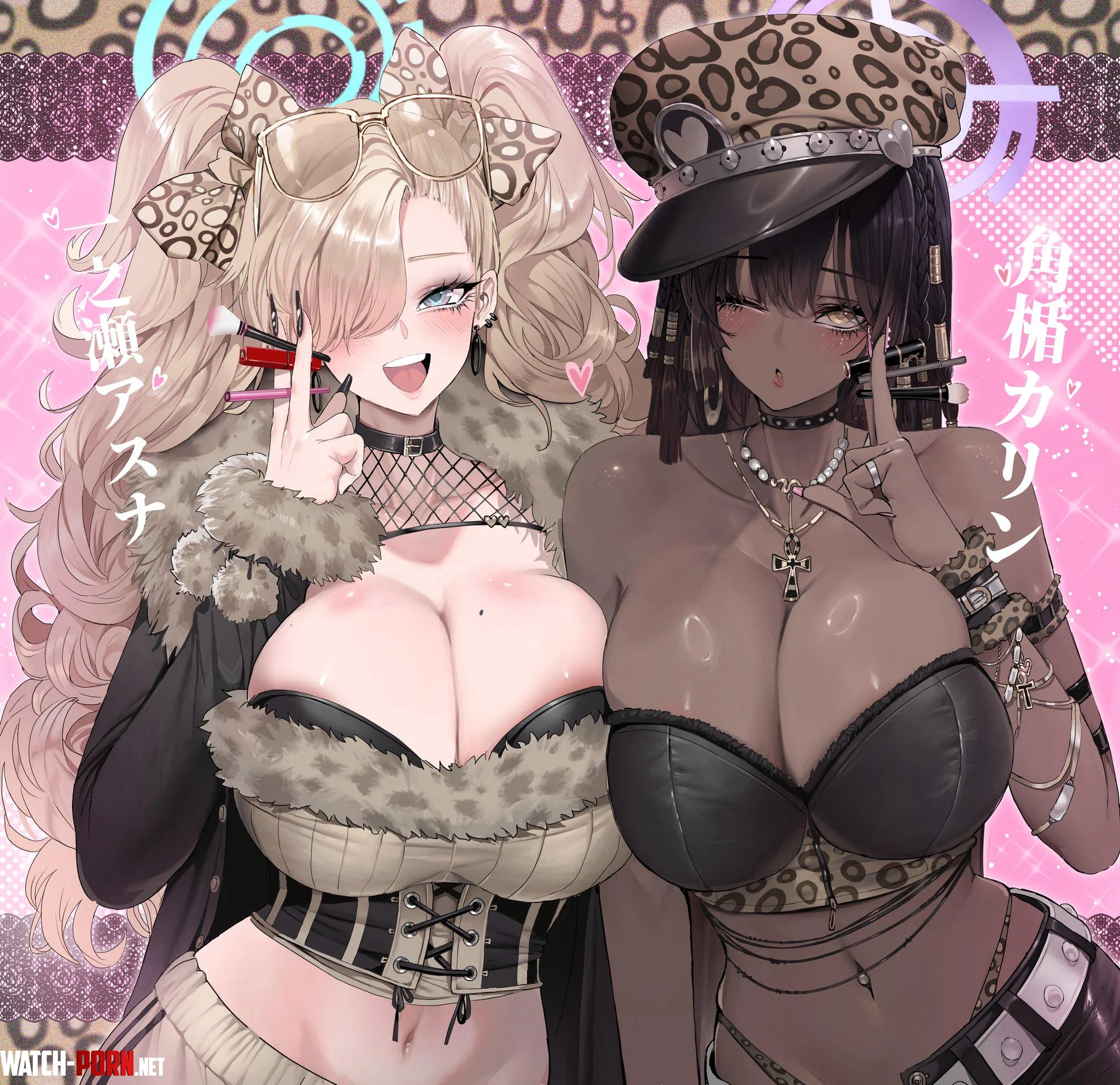 The Feisty Gyaru Duo (@Dishwasher1910) [Blue Archive] by EverWell0220