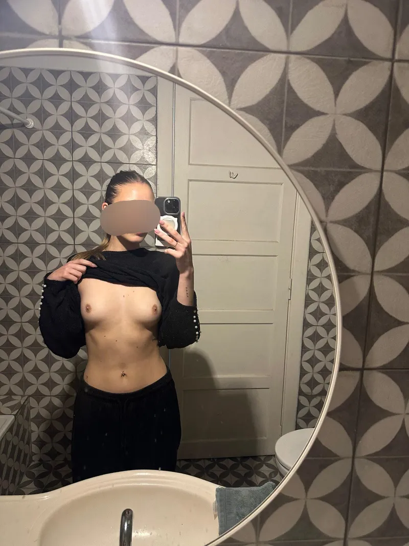 Thumbnail quick bathroom mirror moment haha