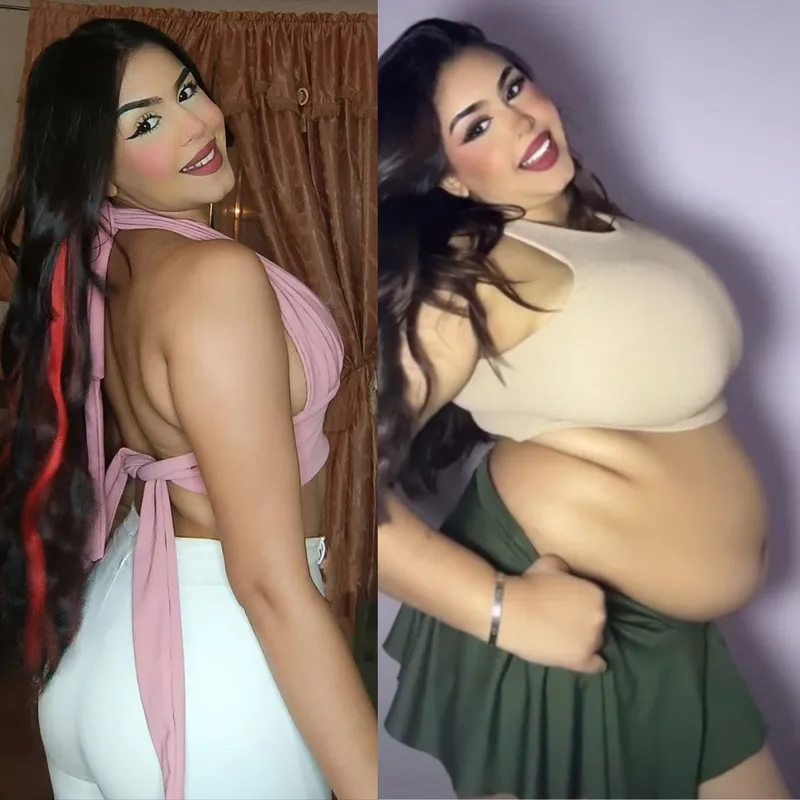Thumbnail Same pose, but over 40 kg gained. by Feedishy