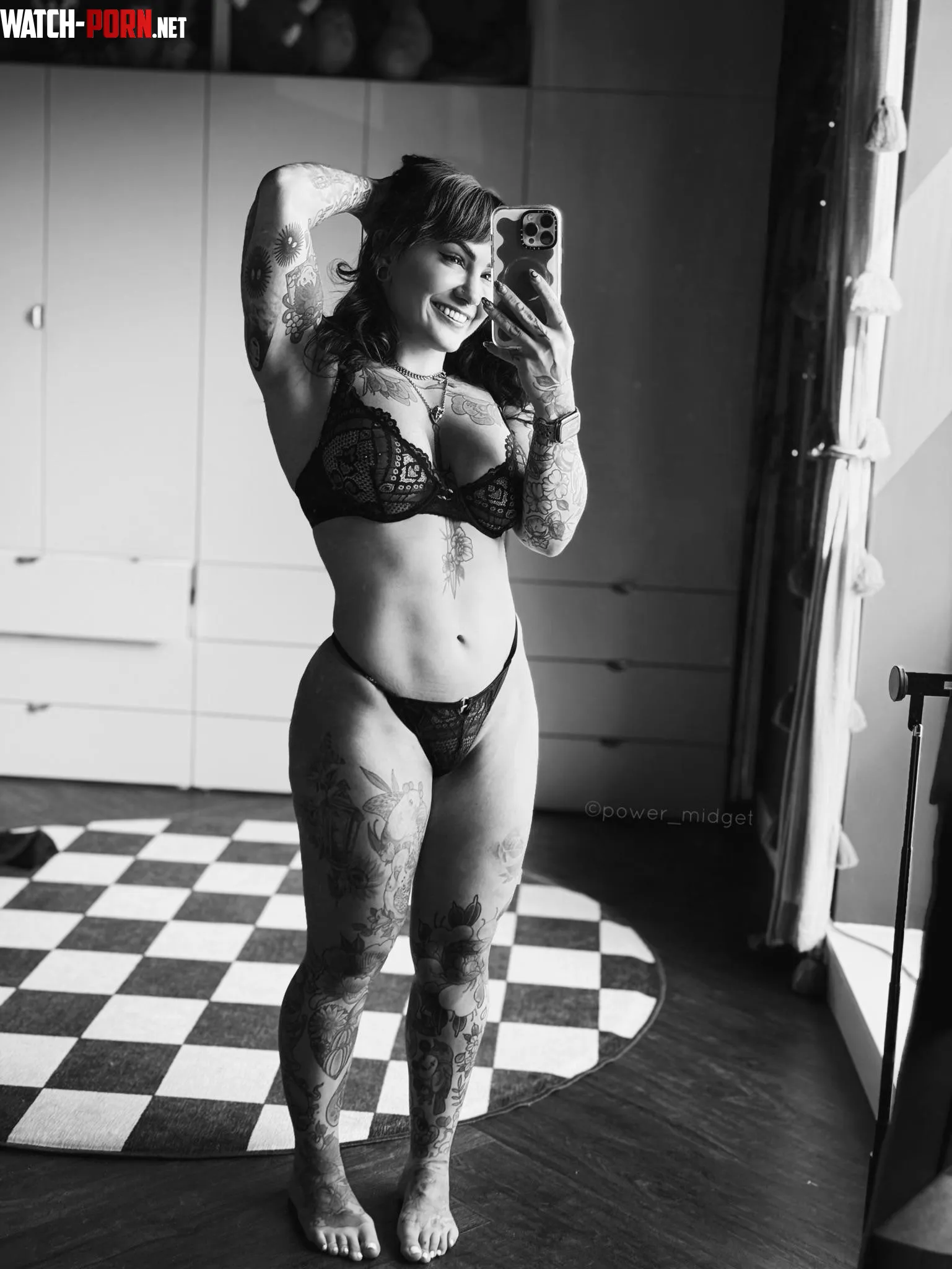 B&amp;W selfie by power_midget