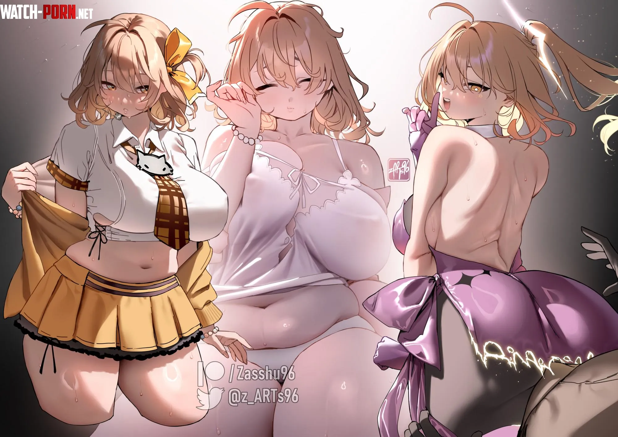 All sides of Anis (Zasshu) [Nikke] by MillionHypotheses