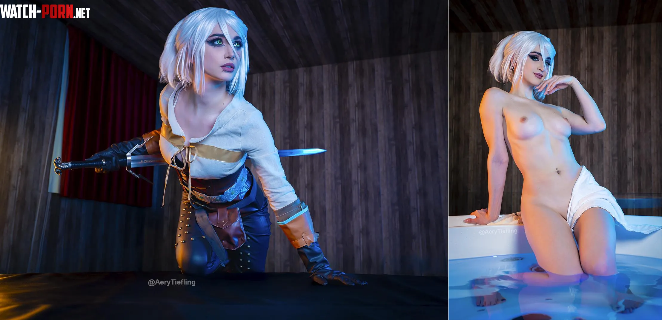 Ciri from The Witcher by Aery Tiefling [OC] by AeryKorvair