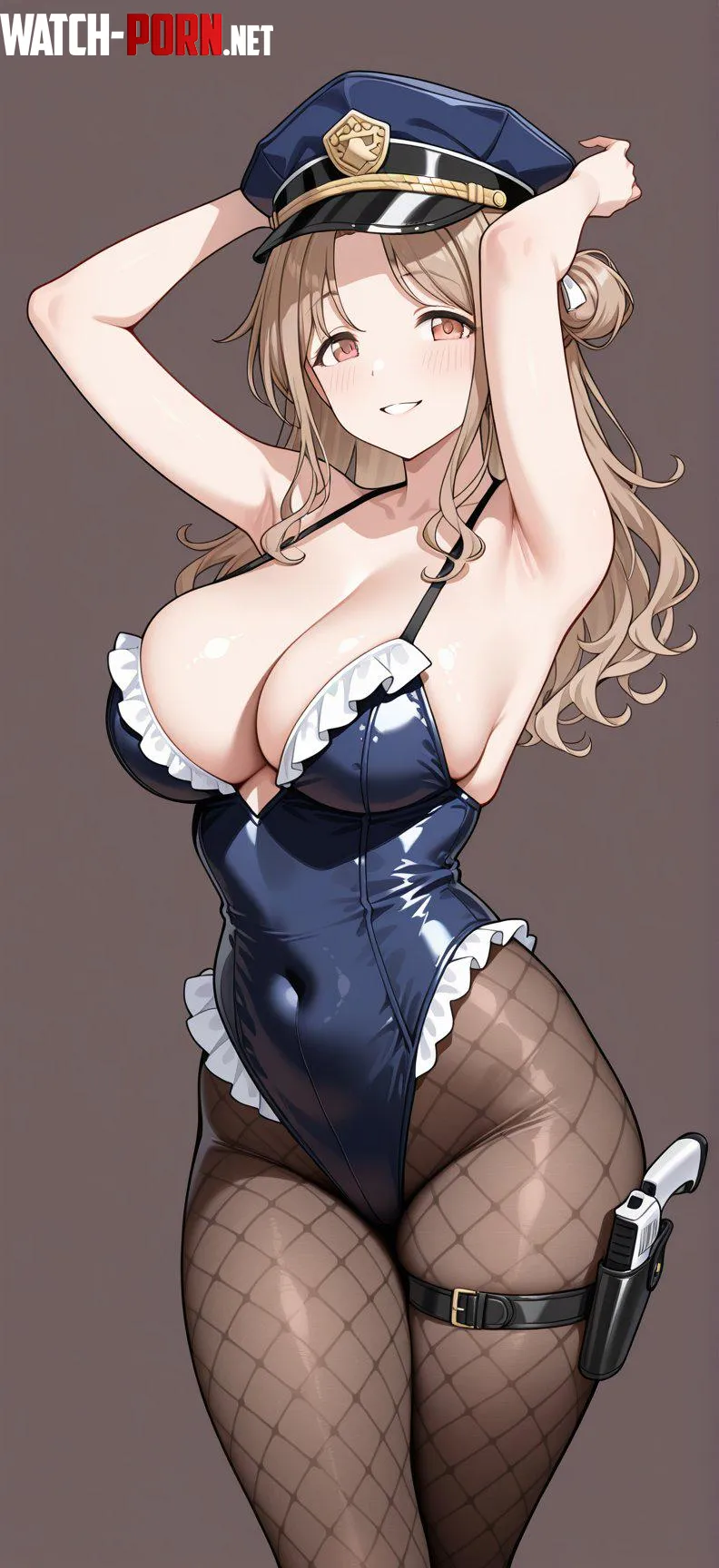 Officer Ichikawa [Idolmaster] by WoolsonDaSheep