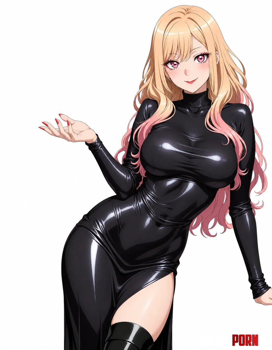 Latex Dress Marin Kitagawa by WoolsonDaSheep