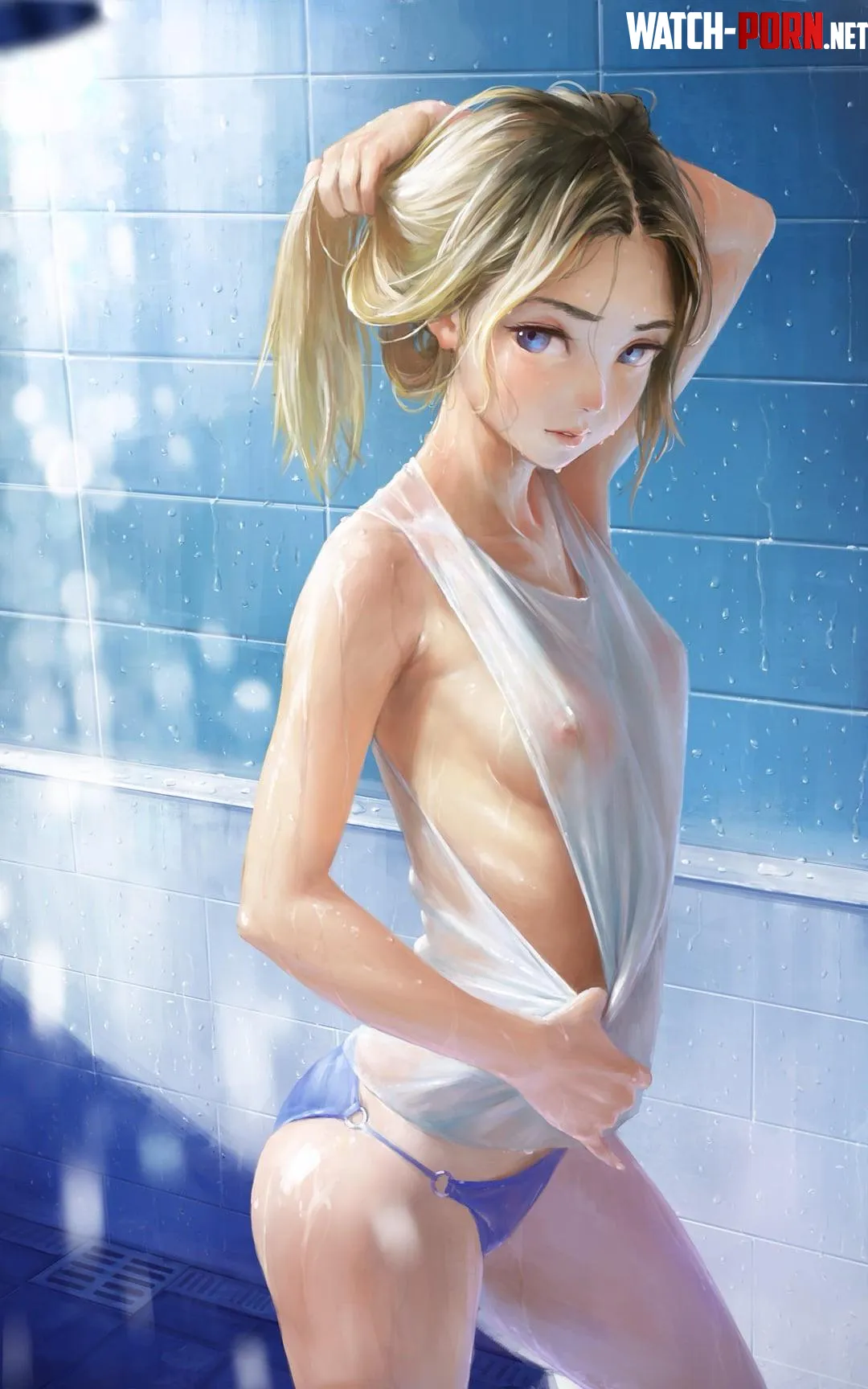 [Original] Post-Shower Ponytail [nababa] by CustardFinal8676