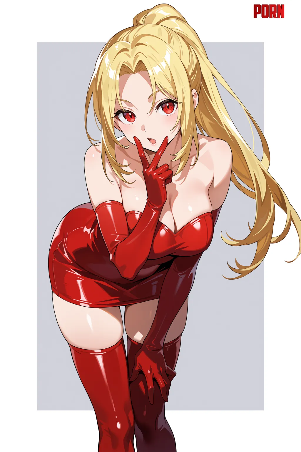Red Latex Outfit by WoolsonDaSheep