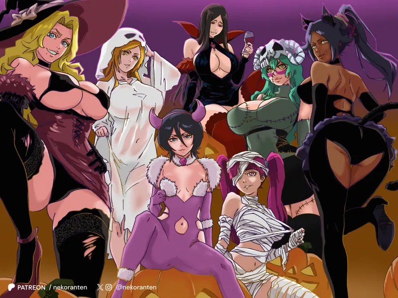 Thumbnail Halloween Mommies (nekoranten)